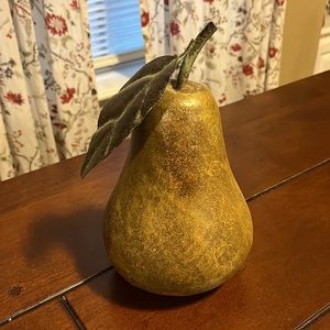Large Rustic Decorative Pear 🍐